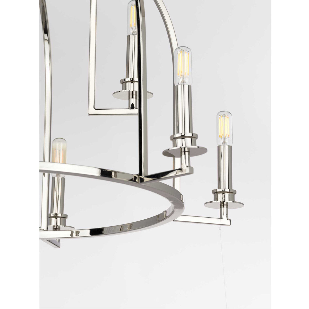 Seneca 9 Light 30 inch Polished Nickel Chandelier Ceiling Light