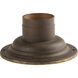 Pedestal Mount 3 inch Weathered Bronze Pedestal Mounting