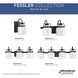 Fessler 4 Light 29.12 inch Matte Black Bath Light Wall Light