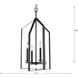 Vertex 4 Light 15 inch Matte Black Foyer Light Ceiling Light