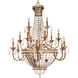 Palais 18 Light 42 inch Imperial Gold Chandelier Ceiling Light