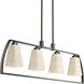 Ridge 4 Light 36 inch Espresso Linear Chandelier Ceiling Light