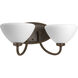 Rave 2 Light 16 inch Forged Bronze Bath Vanity Wall Light