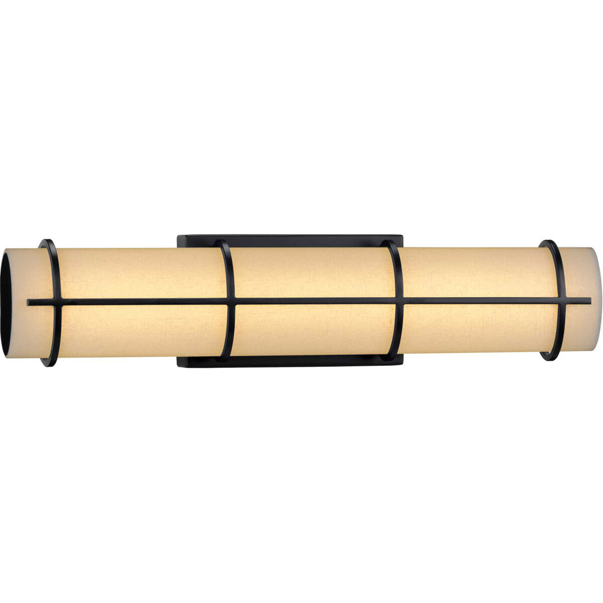 Grid LED LED 22 inch Black Linear Bath Vanity Wall Light, Progress LED