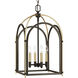 Westfall 4 Light 13.88 inch Antique Bronze Foyer Pendant Ceiling Light, Medium, Design Series