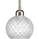 Entice 1 Light 6 inch Polished Nickel Mini-Pendant Ceiling Light