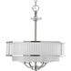 Nisse 4 Light 20 inch Polished Nickel Hall & Foyer Ceiling Light