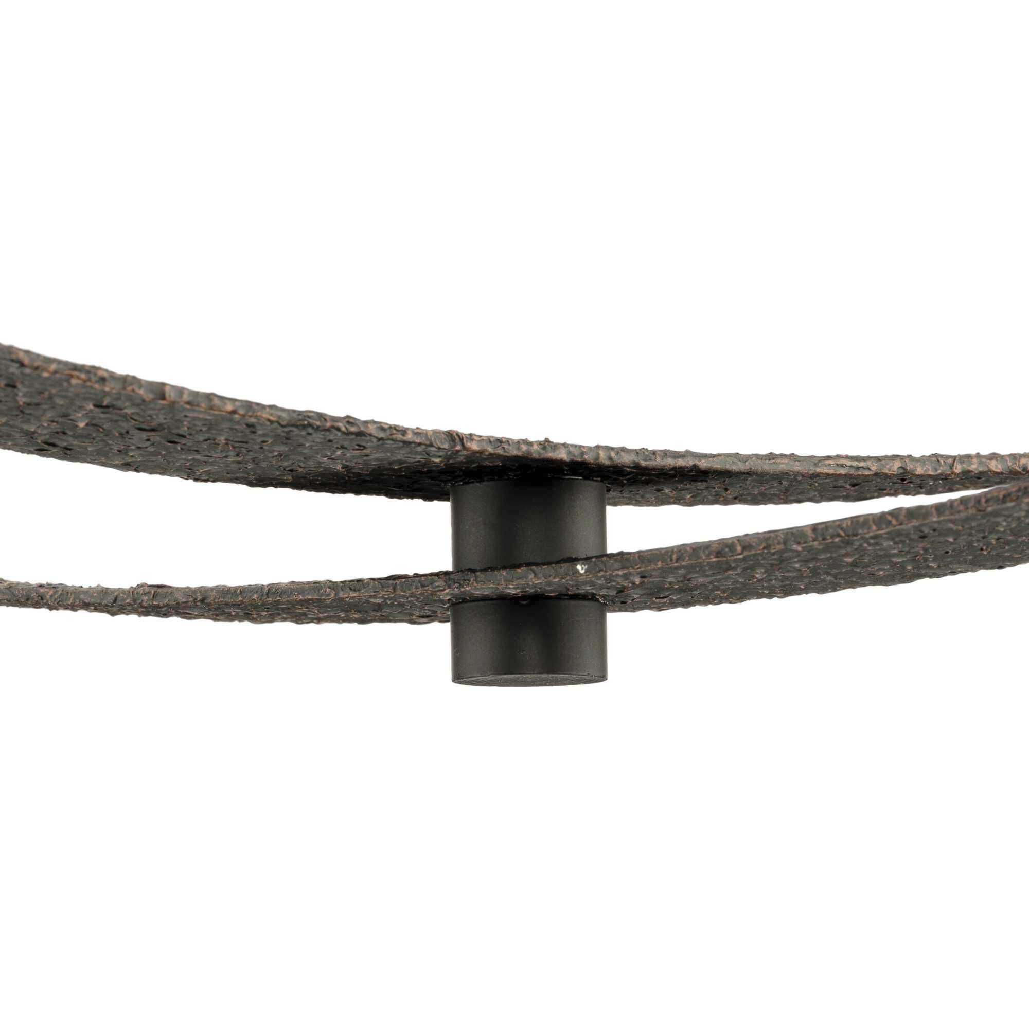 Allegheny 4 Light 24 inch Matte Black Semi-Flush Mount Ceiling Light, Design Series