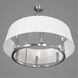 Cherish 6 Light 24 inch Brushed Nickel Chandelier Ceiling Light