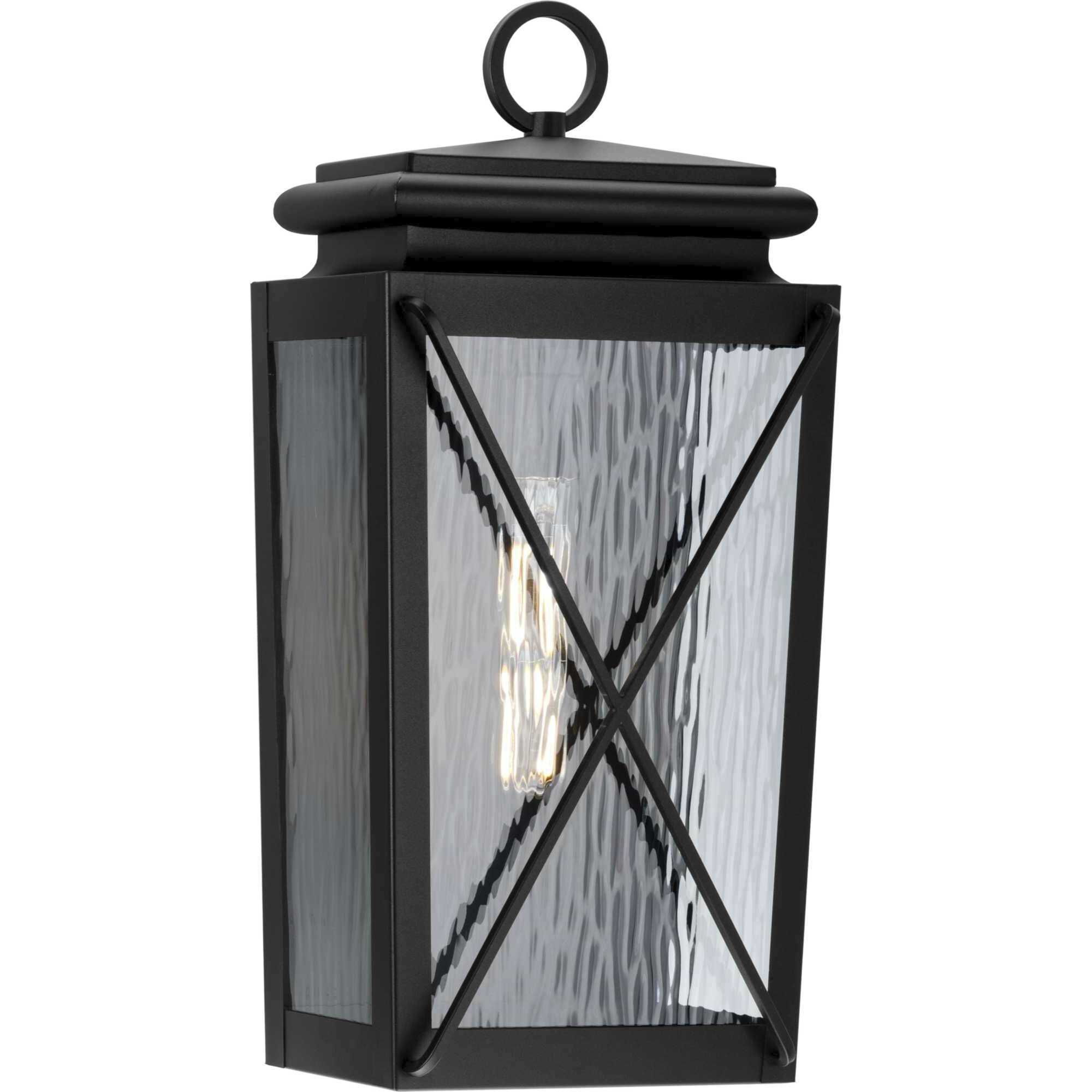 Wakeford 1 Light 21.5 inch Textured Black Wall Lantern