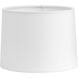 Litchfield White Sailcloth 6.75 inch Chandelier Shade