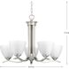 Laird 5 Light 23.75 inch Brushed Nickel Chandelier Ceiling Light