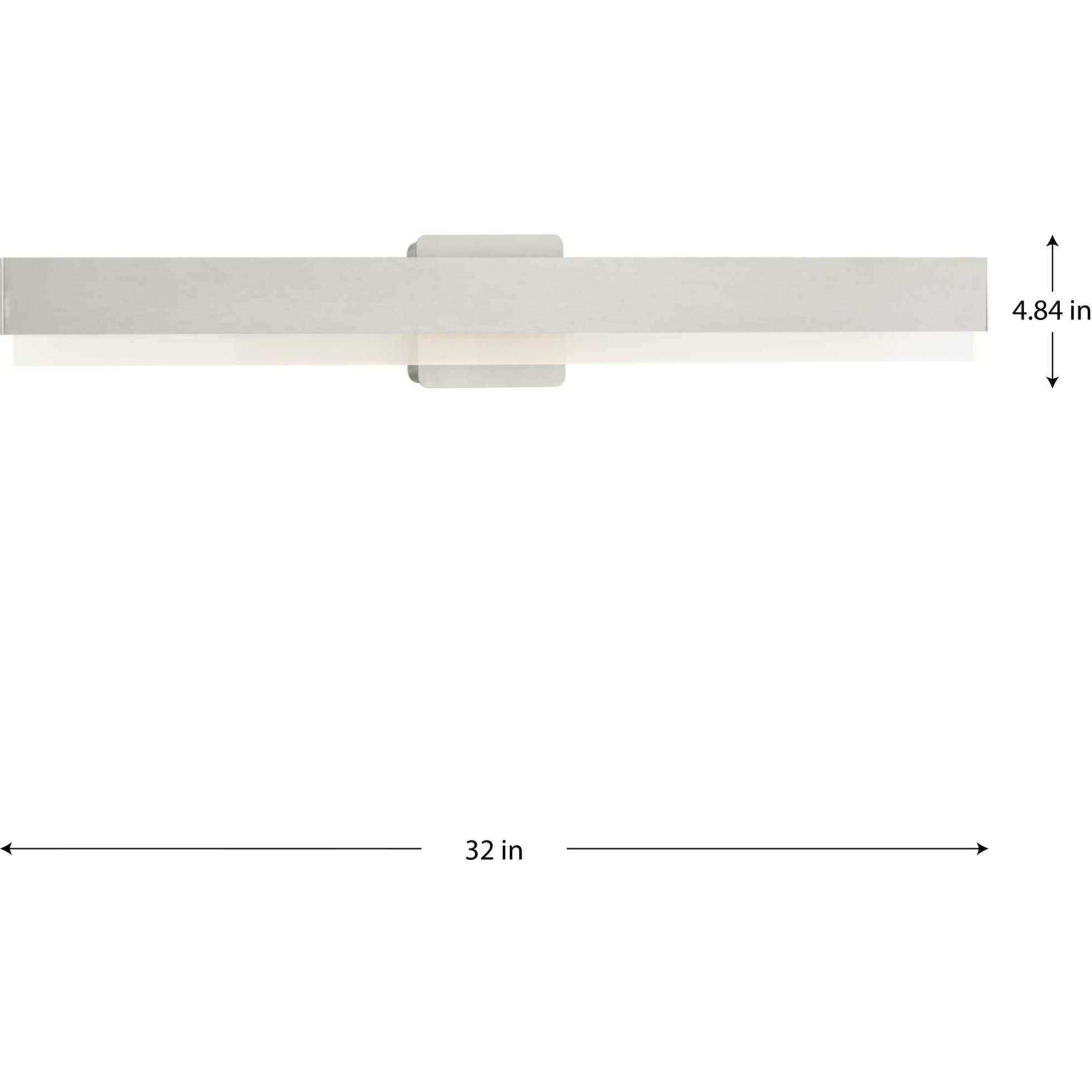 Semblance LED LED 32 inch Brushed Nickel Linear Vanity Light Wall Light