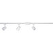 LED Track Kit 3 Light 120V White Track Kit Ceiling Light