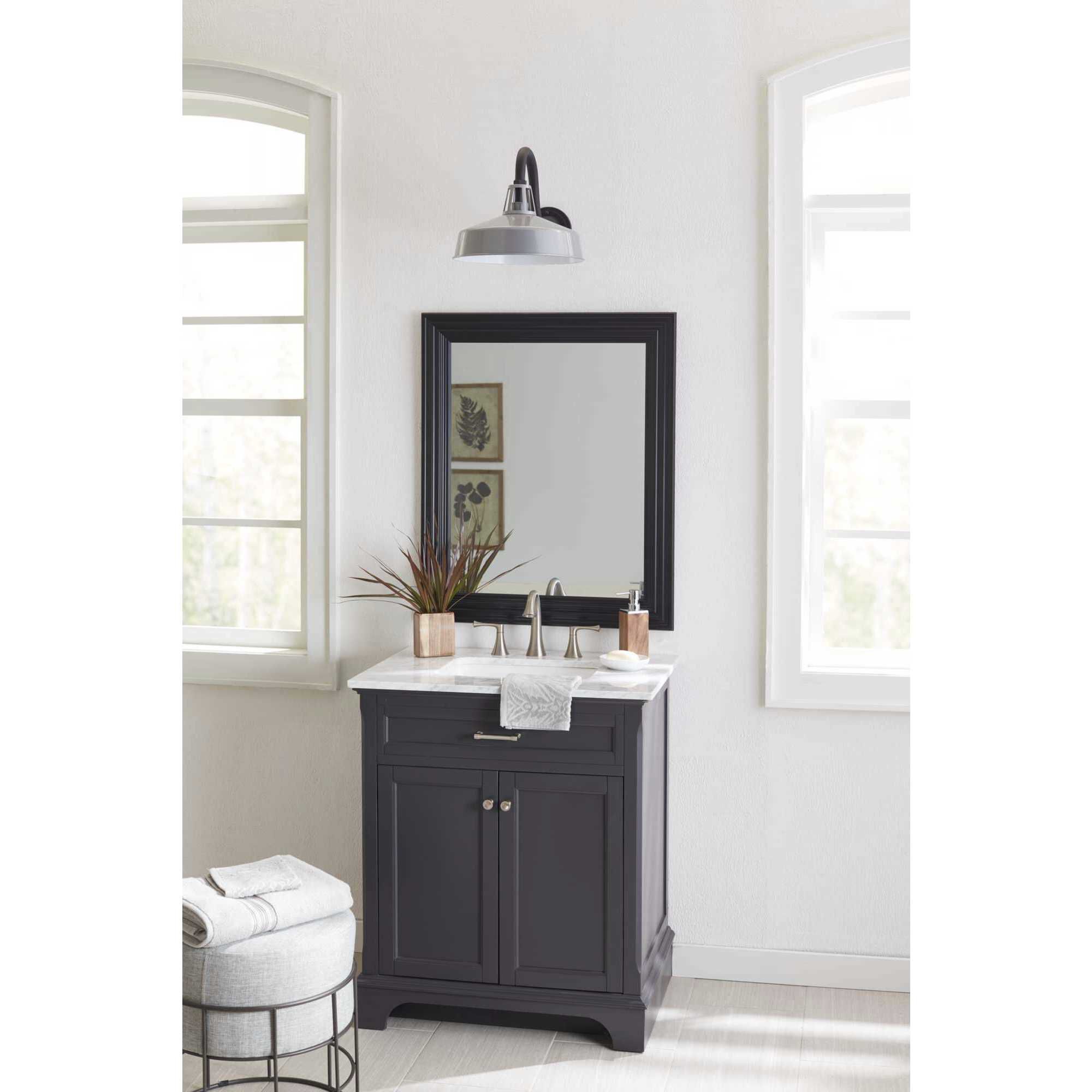 Cedar Springs 1 Light 11 inch Metallic Gray Outdoor Wall Lantern, Extra Large