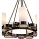 Bingo 5 Light 25 inch Venetian Bronze Chandelier Ceiling Light