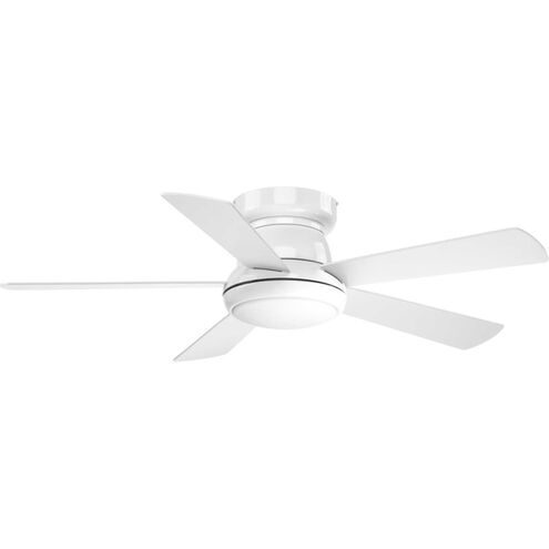 Vox 52 inch White Ceiling Fan, Progress LED