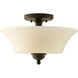 Applause 2 Light 14 inch Antique Bronze Flush Mount Ceiling Light