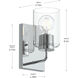 Merry 1 Light 5.75 inch Polished Chrome Bath Vanity Wall Light