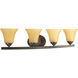 Adorn 4 Light 28.25 inch Antique Bronze Bath Vanity Wall Light