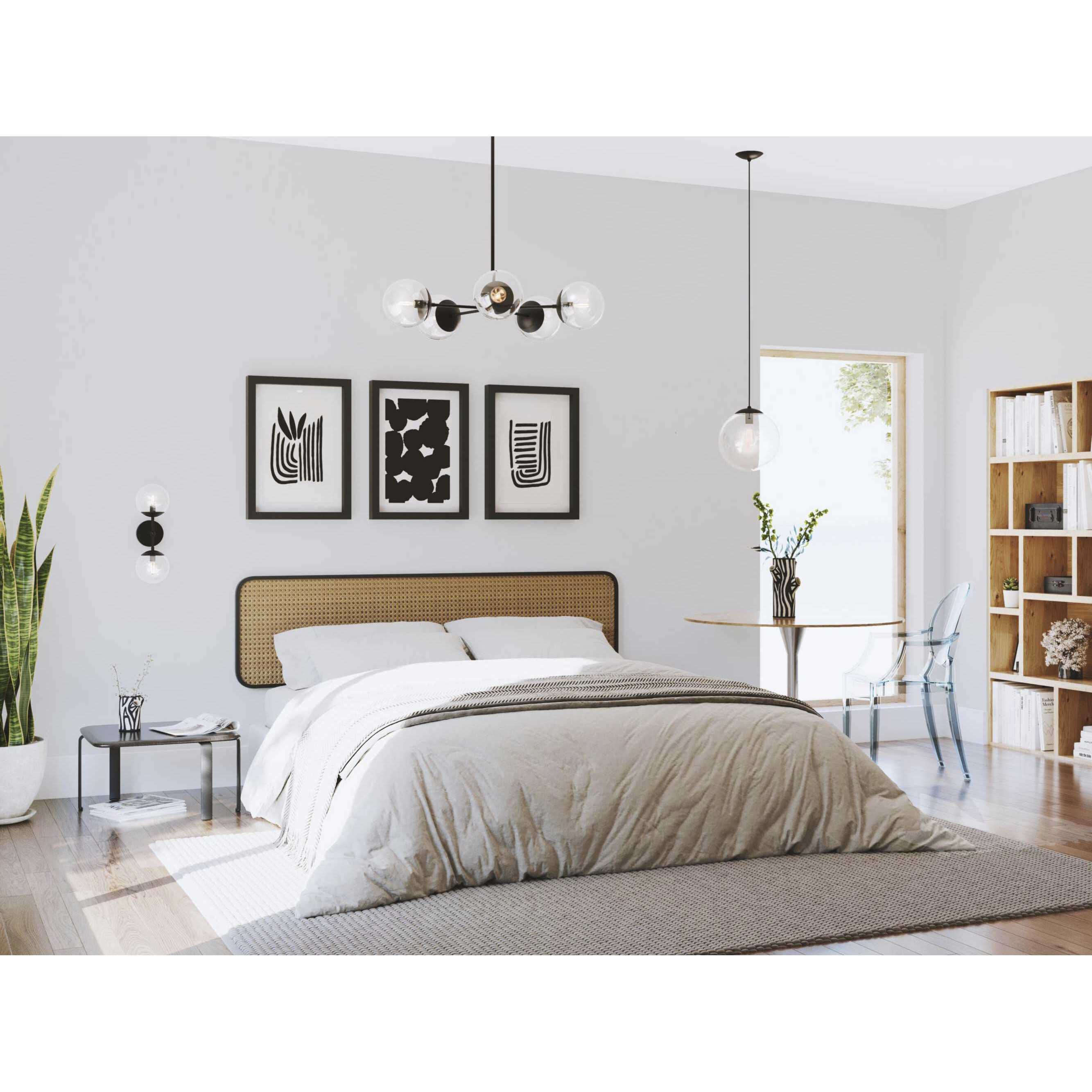 Atwell 2 Light 6.75 inch Matte Black Wall Sconce Wall Light