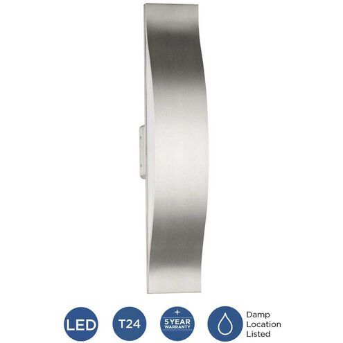 Curvity LED LED 24 inch Brushed Nickel Linear Vanity Light Wall Light, Progress LED