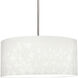 Chloe Floral Fabric Pendant Shade, (Pendant Kit Sold Separately)