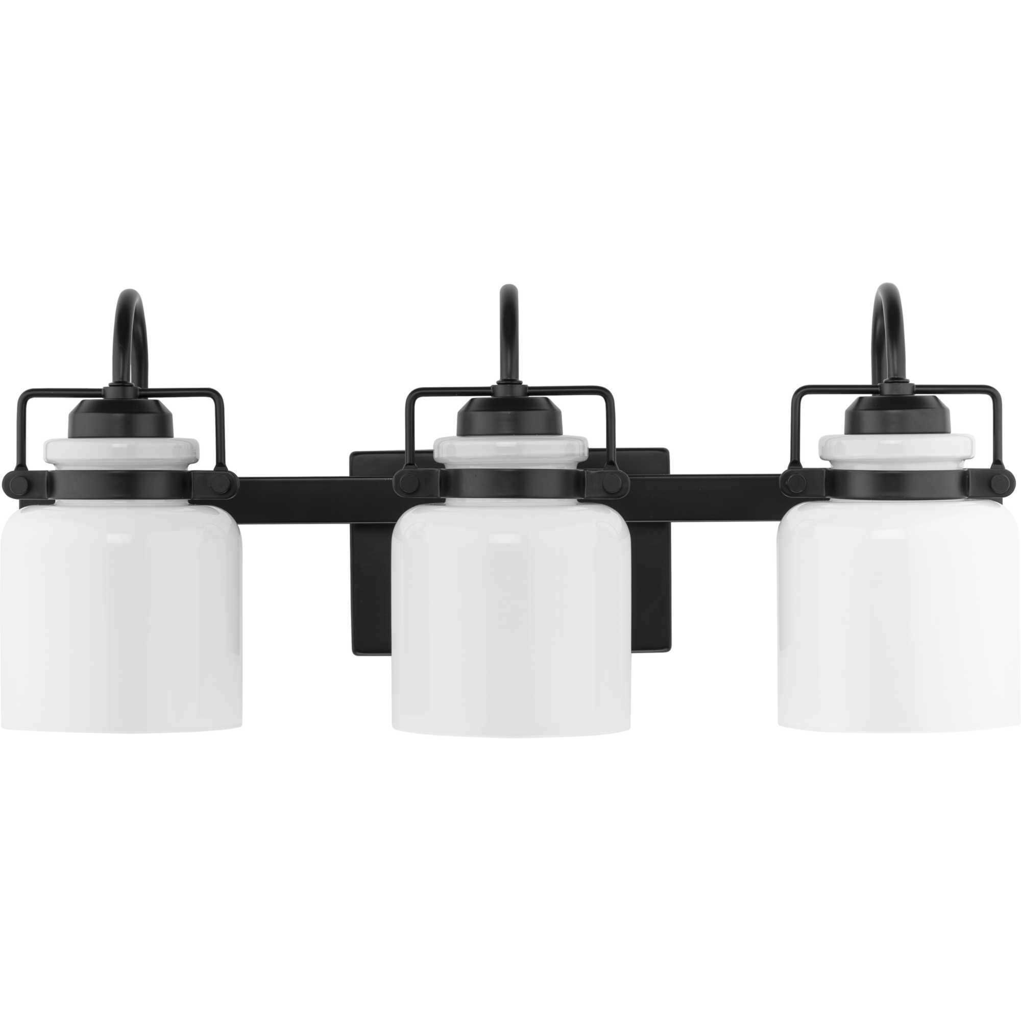 Fessler 3 Light 21.12 inch Matte Black Bath Light Wall Light