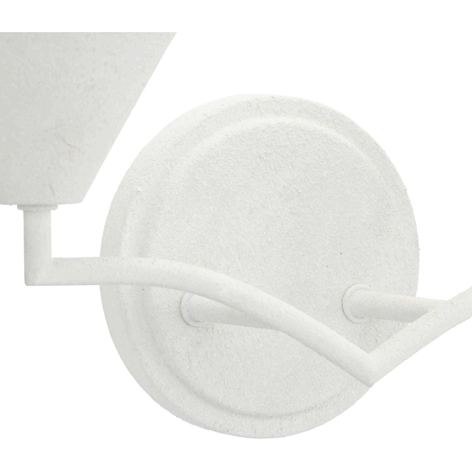 Pinellas 2 Light 15 inch White Plaster Vanity Light Wall Light, Design Series
