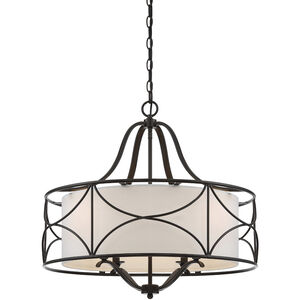 Avara 4 Light 24 inch Oil Rubbed Bronze Chandelier Ceiling Light