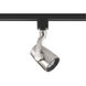 Led Gimbal 1 Light 120V Brushed Nickel Track Head Ceiling Light, Medium