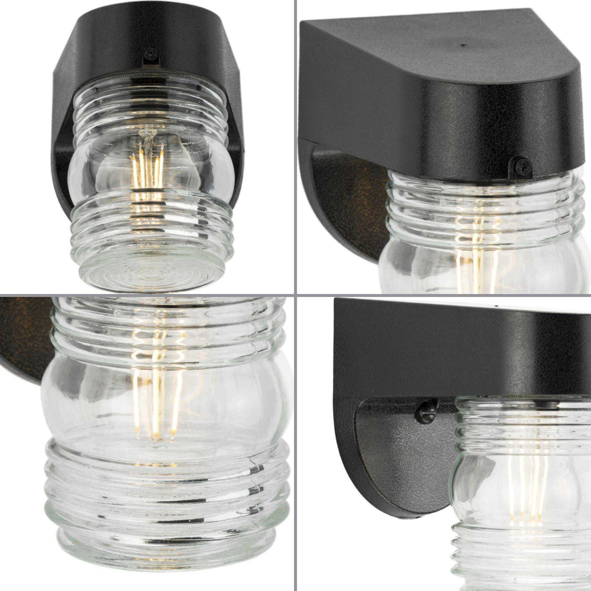 Progress P5612 31 Polycarbonate Outdoor Outdoor Wall Lantern in Black