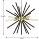 Thorpe 5 Light 28 inch Satin Brass Chandelier Ceiling Light