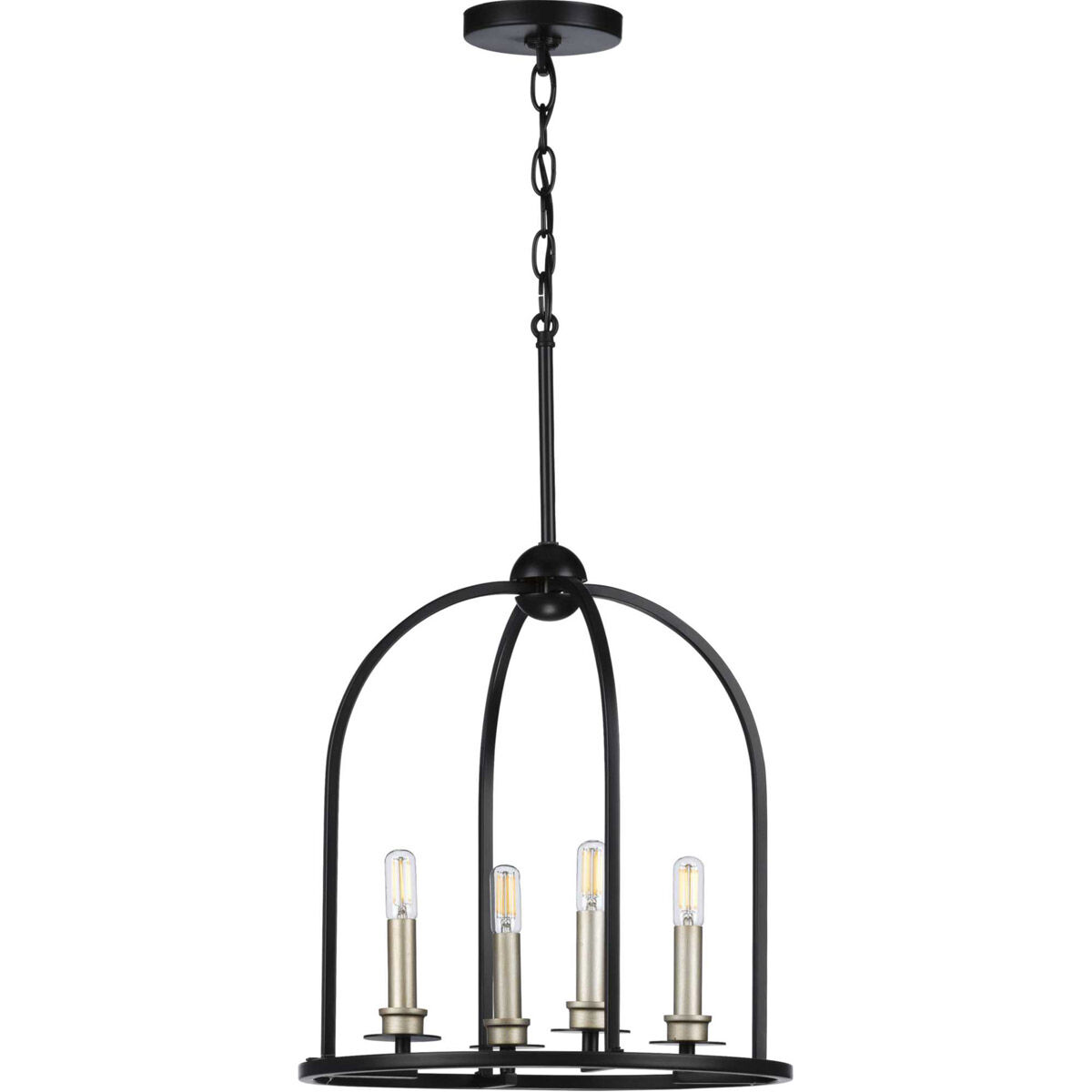 Seneca 4 Light 15 inch Matte Black Pendant Ceiling Light