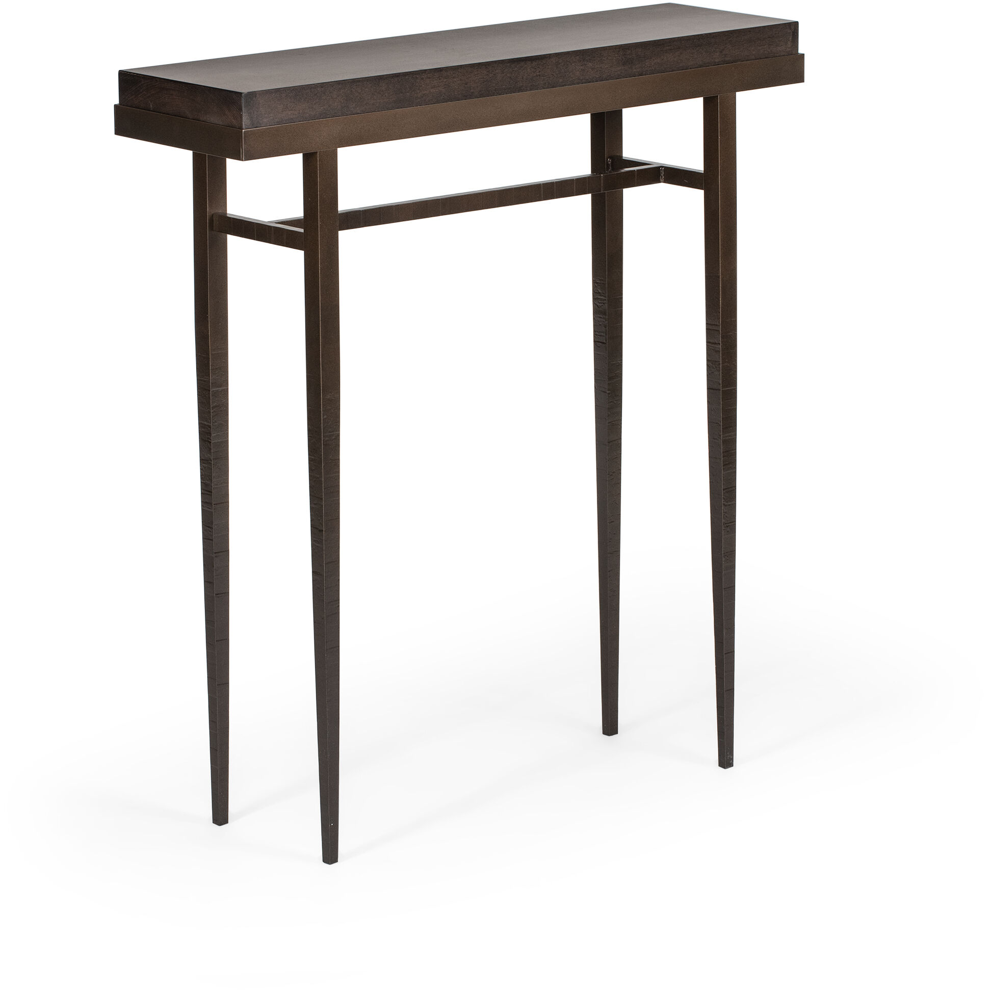 Wick 30 X 8.5 inch Bronze Console Table in Maple Espresso