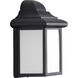 Millford 1 Light 9 inch Black Outdoor Wall Lantern