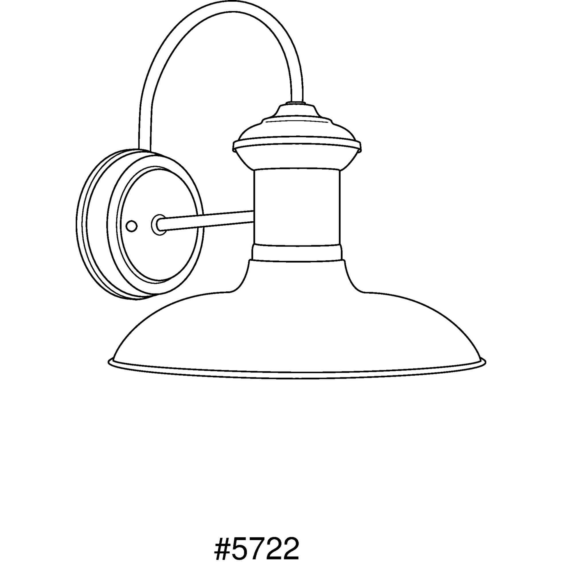 Brookside 1 Light 11 inch Cognac Outdoor Wall Lantern in Copper, Medium