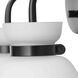 Lexie 4 Light 30 inch Matte Black Bathroom Vanity Light Wall Light
