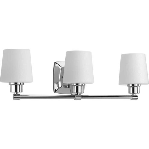 Glance 3 Light 24 inch Polished Chrome Bath Vanity Wall Light, Design Series