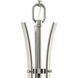 Wisten 1 Light Brushed Nickel Pendant Ceiling Light