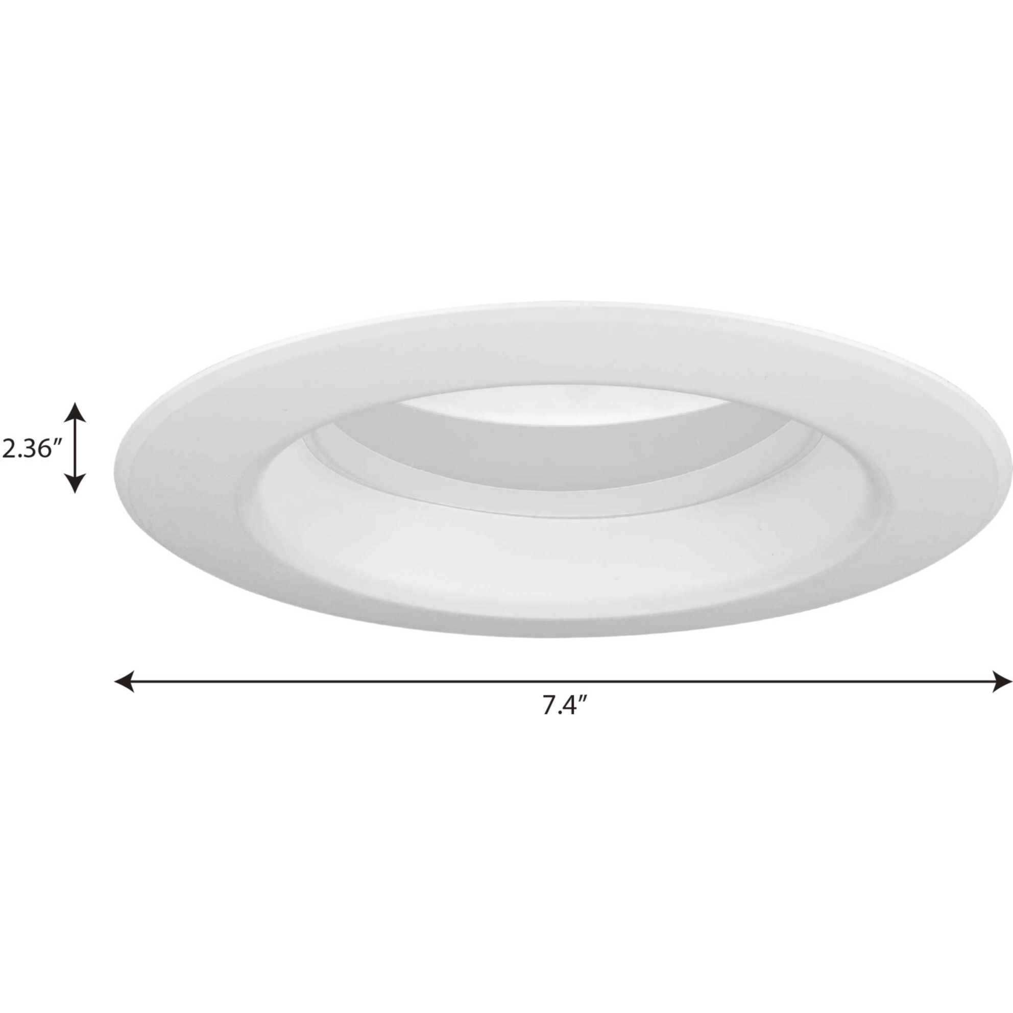 Intrinsic Satin White Recessed Trim, Progress LED