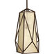 Marque 1 Light 12 inch Antique Bronze Foyer Pendant Ceiling Light, Design Series