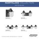 Northlake 3 Light 24 inch Matte Black Bath Light Wall Light