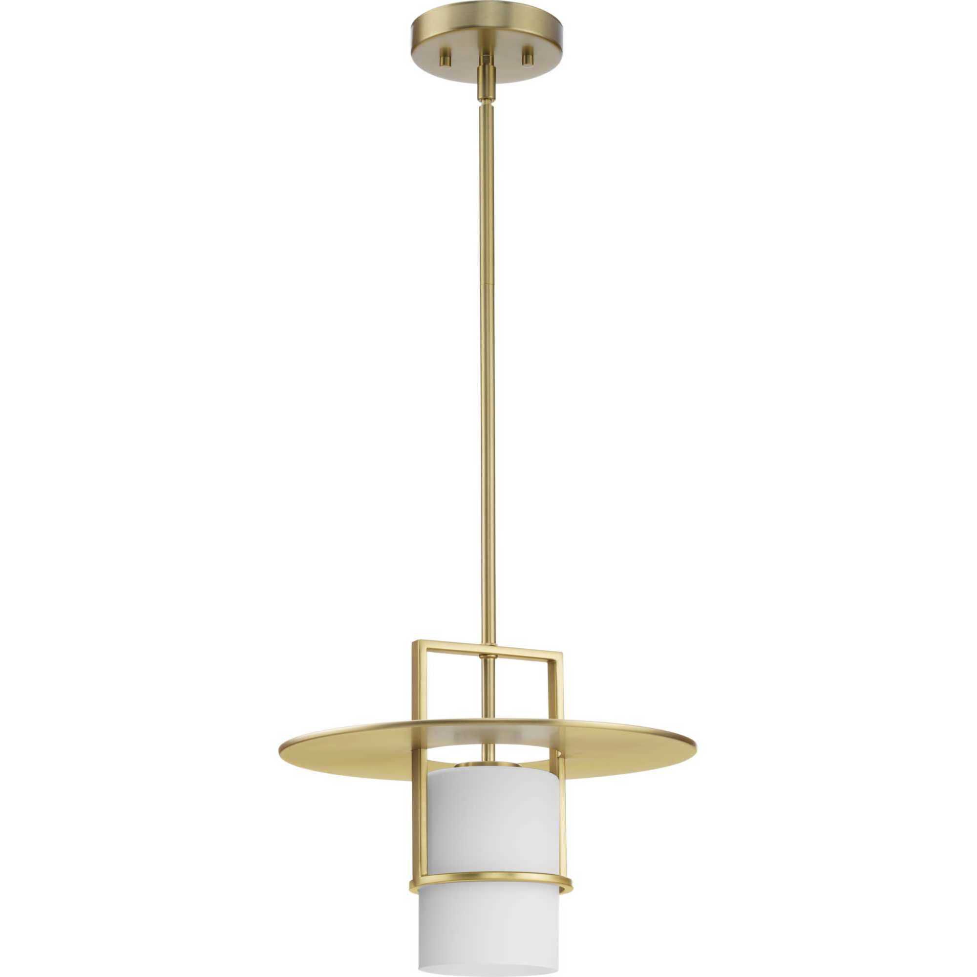 Mystic 1 Light 14 inch Brushed Bronze Pendant Ceiling Light