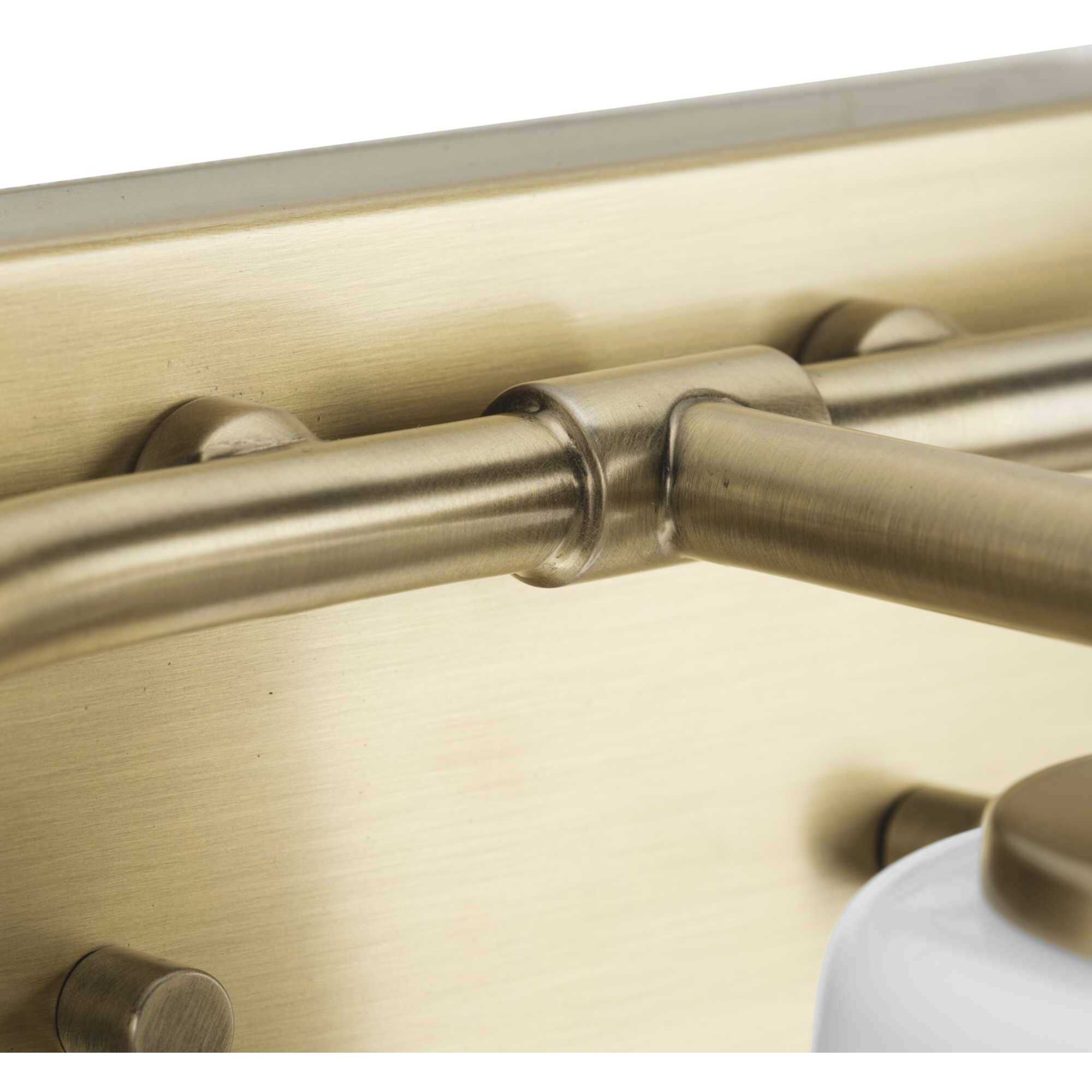 Haven 3 Light 24 inch Vintage Brass Bath Light Wall Light