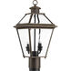 Burlington 2 Light 18 inch Antique Bronze Outdoor Post Lantern