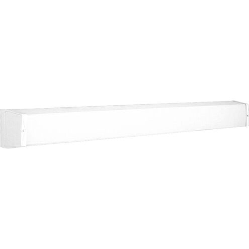 Linear Fluorescent Bath 2 Light 48 inch White Bath Vanity Wall Light