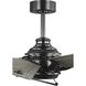 Springer II 60 inch Matte Black with Distressed Charcoal (Painted) Blades Ceiling Fan