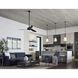 Conte 52 inch Matte Black Outdoor Ceiling Fan