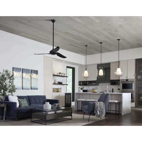 Carillon 1 Light 15 inch Matte Black Pendant Ceiling Light